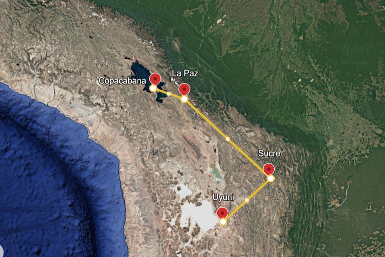 Itinerario di 2 settimane in Bolivia