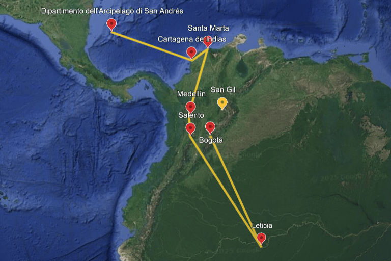 Itinerario di 3 settimane in Colombia