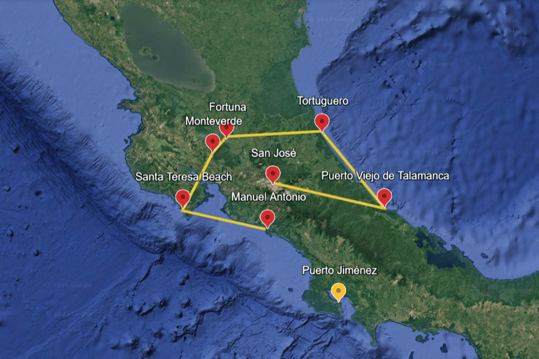 Itinerario di 3 settimane in Costa Rica