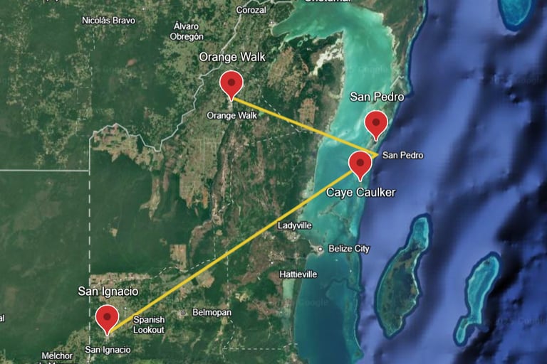 Itinerario di 10 giorni in Belize