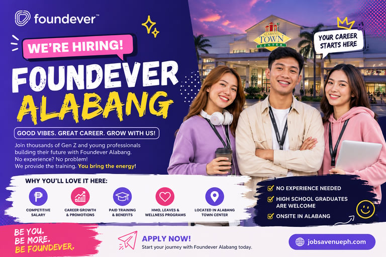 indeed jobs alabang job hiring job hiring in alabang jobstreet jobs in muntinlupa foundever alorica