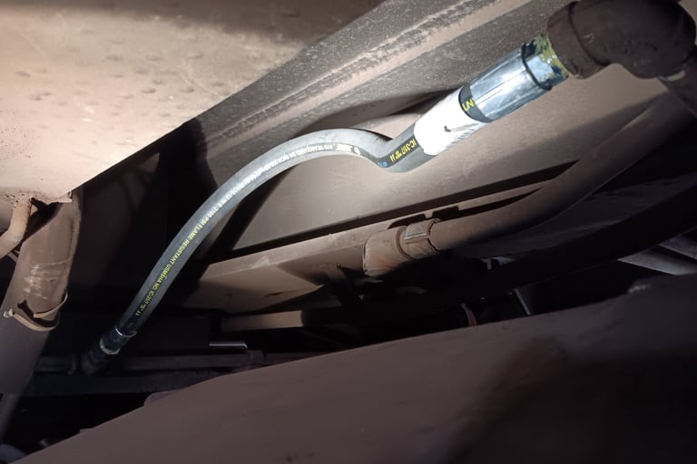 New Brake Lines on 1678