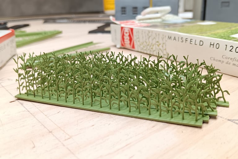 HO Scale Corn Stalks