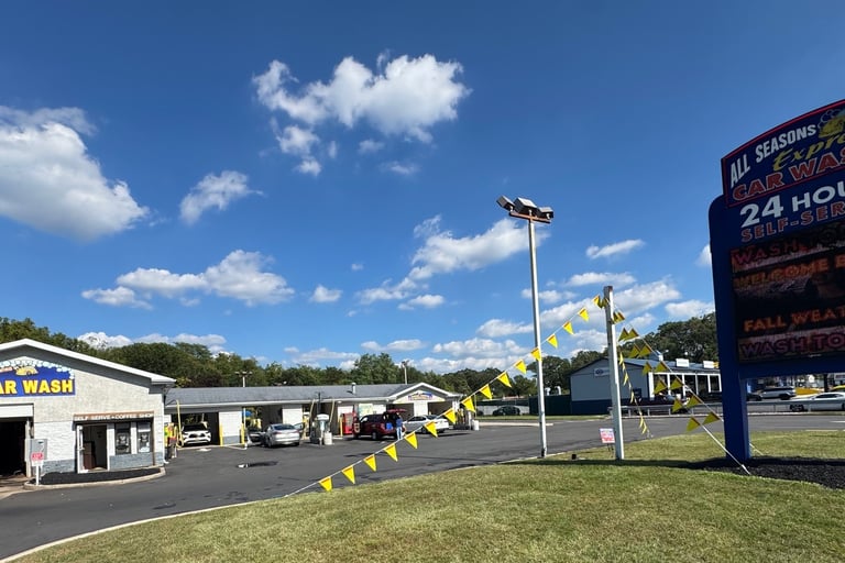 Car Wash Building Exit