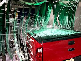 Pickup Truck in Tunnel Wash