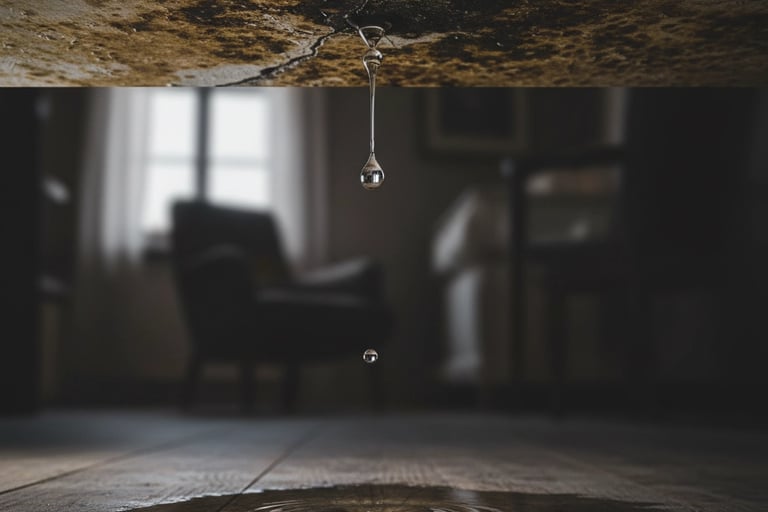 Degat-des-eaux-goutte-plafond-tache-infiltration