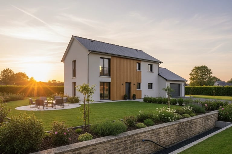 maison moderne sans fissures fondations profondes sol argileux Orléans