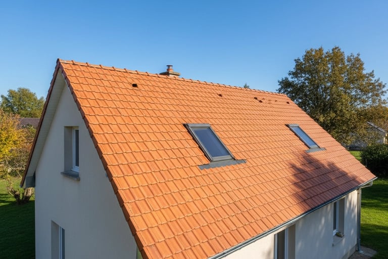 Toiture-inclinee-neuve-tuiles-terre-cuite-zinguerie-orleans