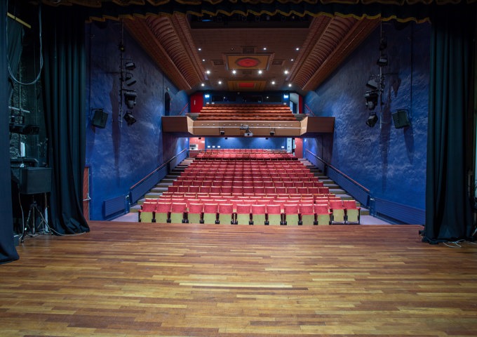 View from on stage at the Queen's Hall Hexham
