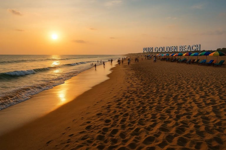 Golden beach, Puri
