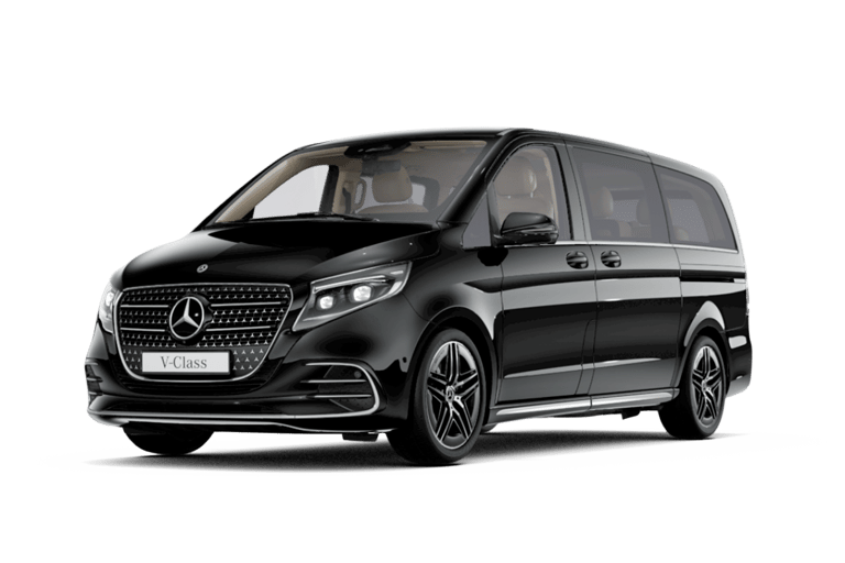 a black mercedes benz V Class