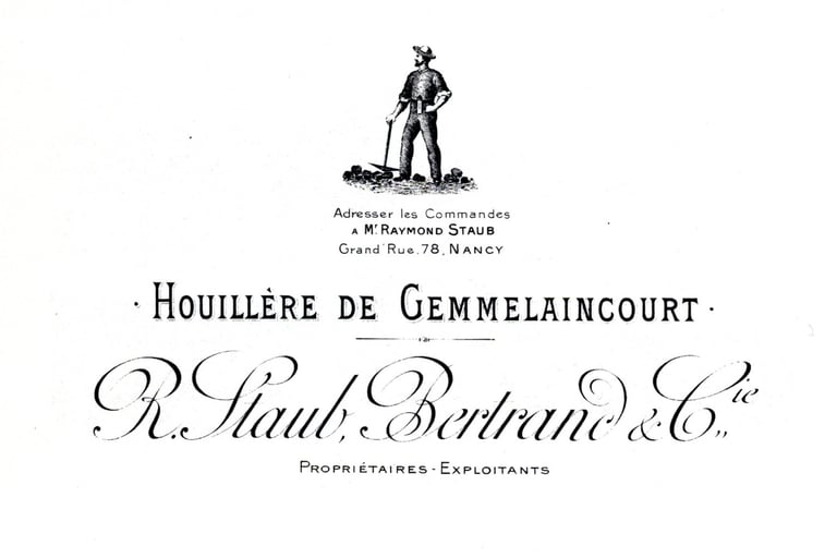 Rayomnd Staub, Jules Bertrand und die Houillère de Gemmelaincourt