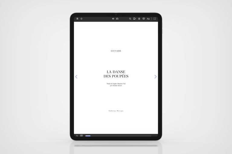 Conception du livre numérique au format EPUB 3 du roman La danse des poupées