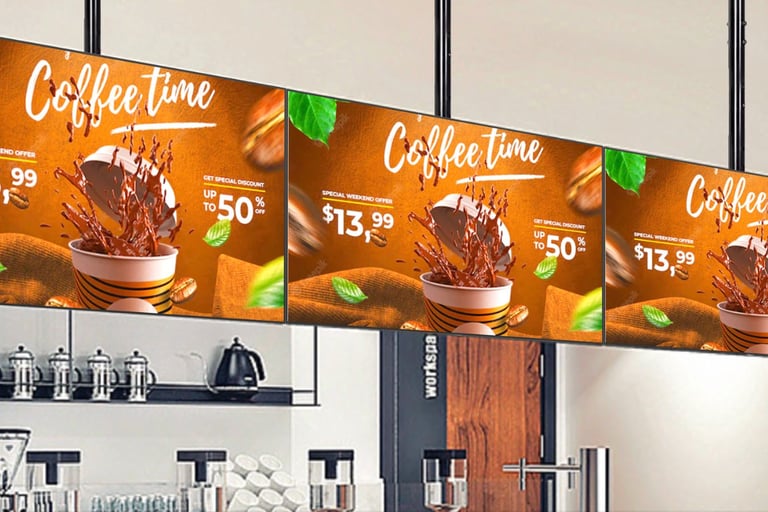 claratech's digital signage for food and drinks 002