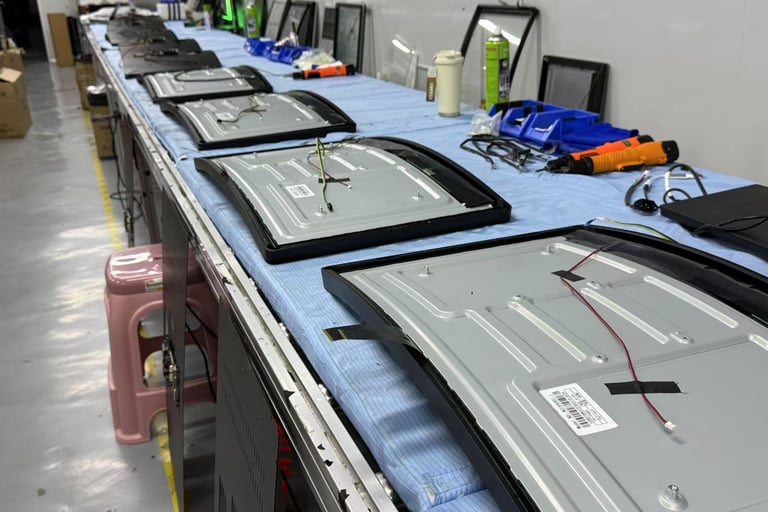claratech's gaming screen factory
