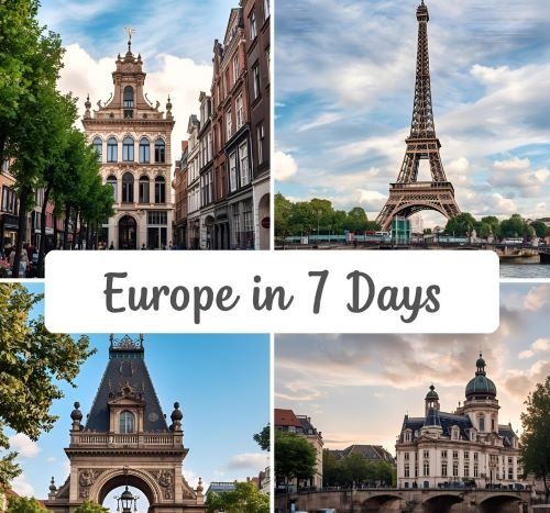 a collage of photos of the eiffel tower in paris