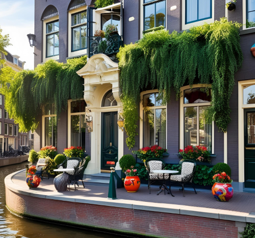 Boutique hotel photo in Amsterdam from the outside