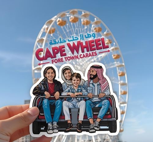 a family enjoying cape wheel in cape town