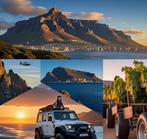 multi-picture of cape town 
