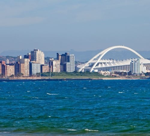 a bridge spanning the width of Durban city