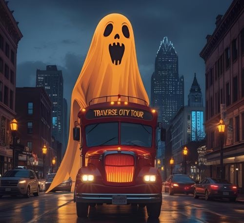 a ghost ghostbuster bus with a ghost ghost ghost ghost ghost ghost ghost ghost