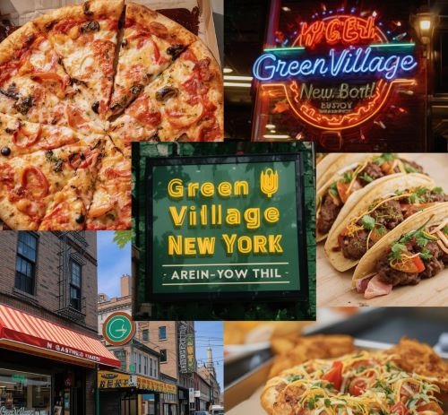 a collage of a variety of food and drinks