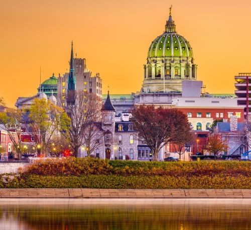 state capitol building in Harrisburg, pennsylvania
