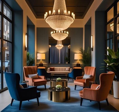  Inside picture of a New York Hotel