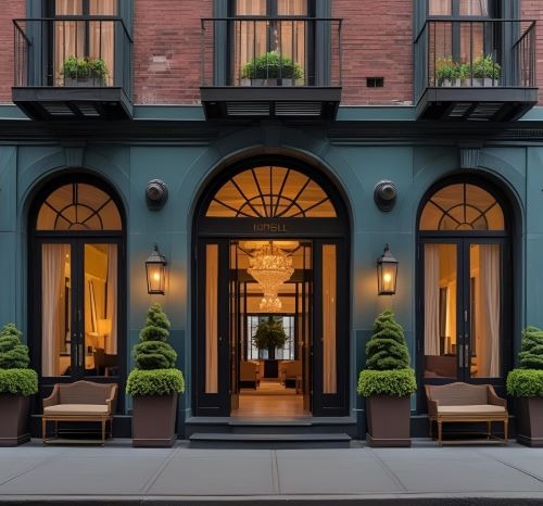 New York hotel from the outside