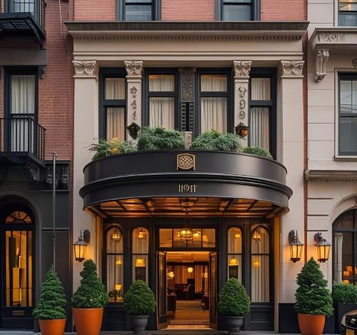 New York hotel from the outside