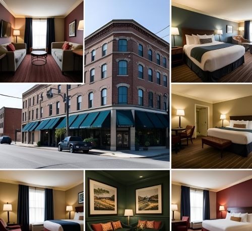boutique hotels in Nashville pictures from outside and inside
