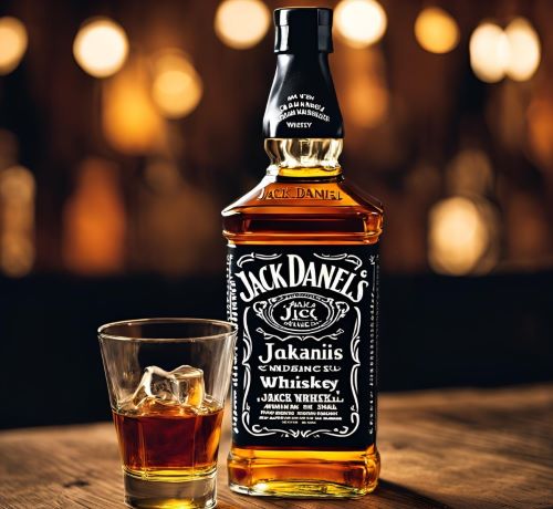a bottle of jack daniels's jack daniels's whiskey