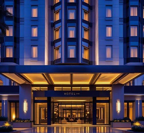 outdoor photo of a luxury hotel in Johannesburg