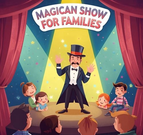 a magician in a tuxedo hat and tuxedo