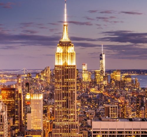 new york city by night