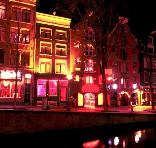 Red Light District in Amsterdam