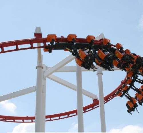 a roller coaster coaster