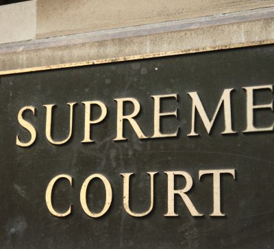 a sign that says supreme court court