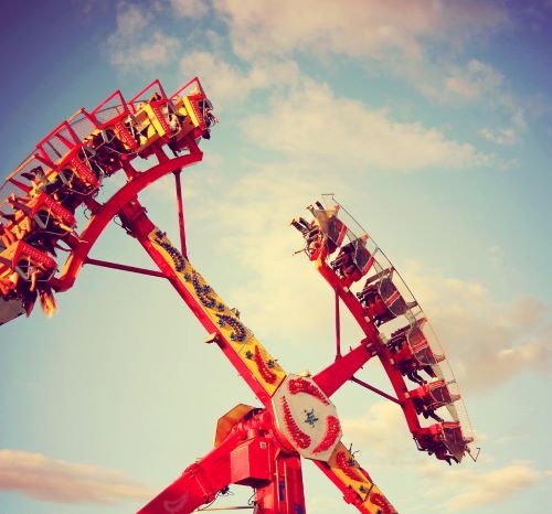 a ferris wheel ride at a carnival