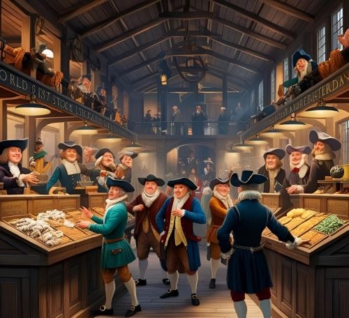 world’s first stock exchange in Amsterdam