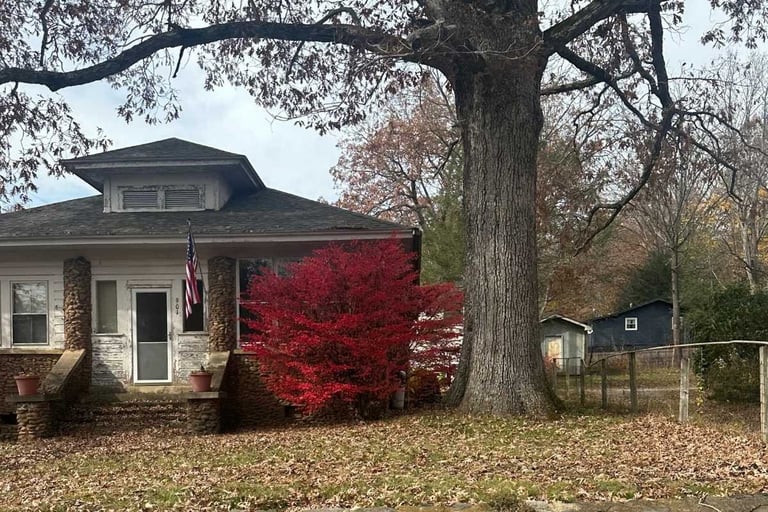 Residential home near Third Street in Black Mountain, NC, within the neighborhoods we serve for locksmith services