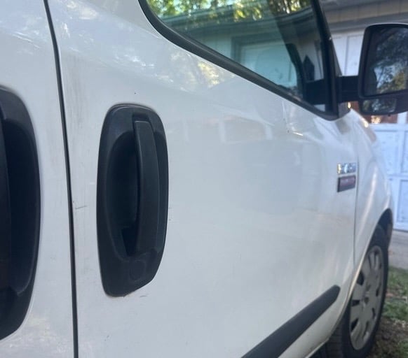 Dodge Ram ProMaster City van door lock representing auto locksmith services key duplication & lockout in Arden, NC 