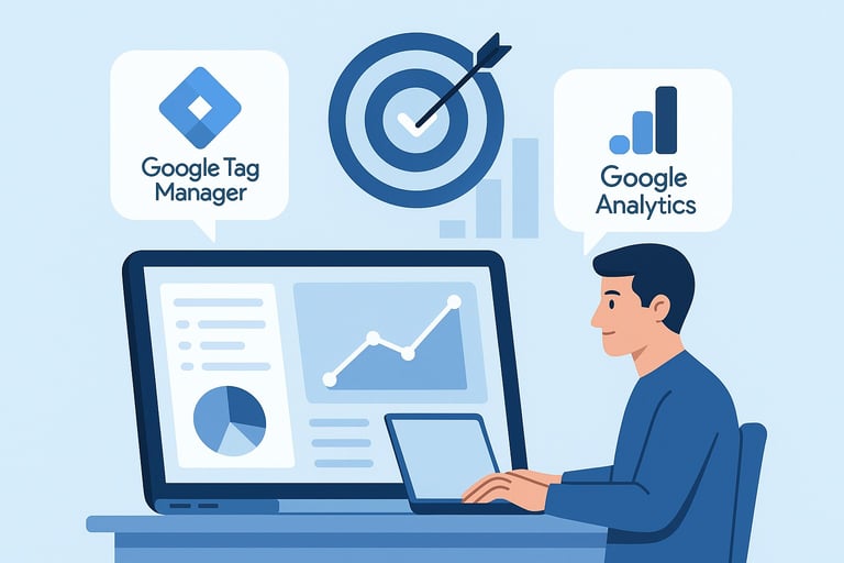 Seguimiento y optimización de datos web con Google Tag Manager y Analytics