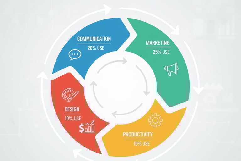 categorias herramientas digitales gratuitas negocios infografia