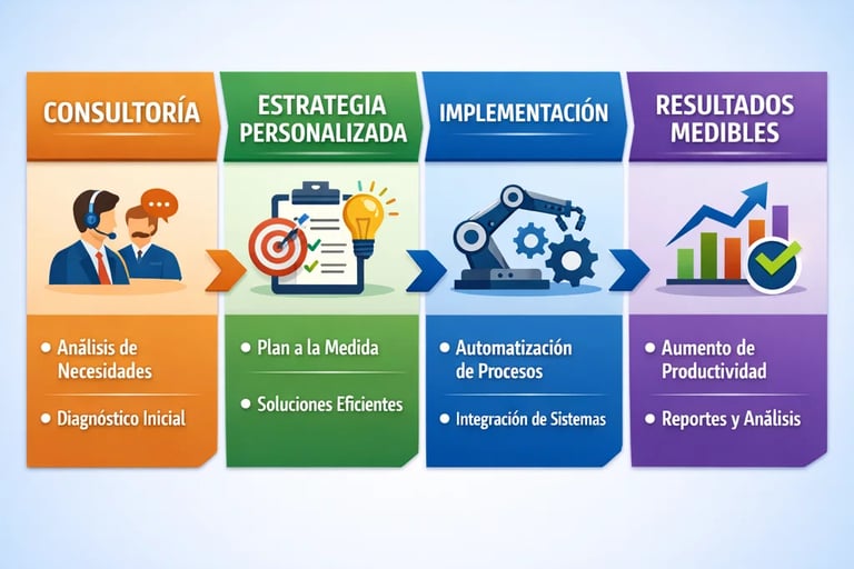 Proceso generación leads Automatizaya contratar servicio garantizado