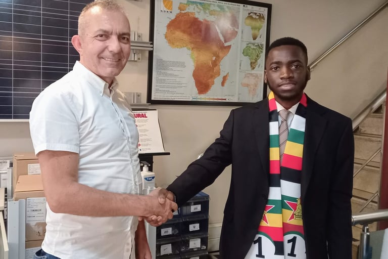 Tanaka Muvezwa promoting Business for Economic Development