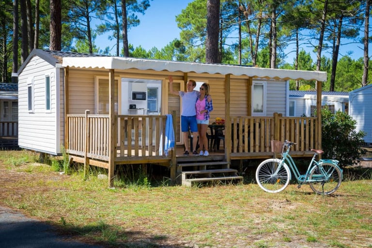 photo de Mobil-Home du camping les chênes dans les Landes