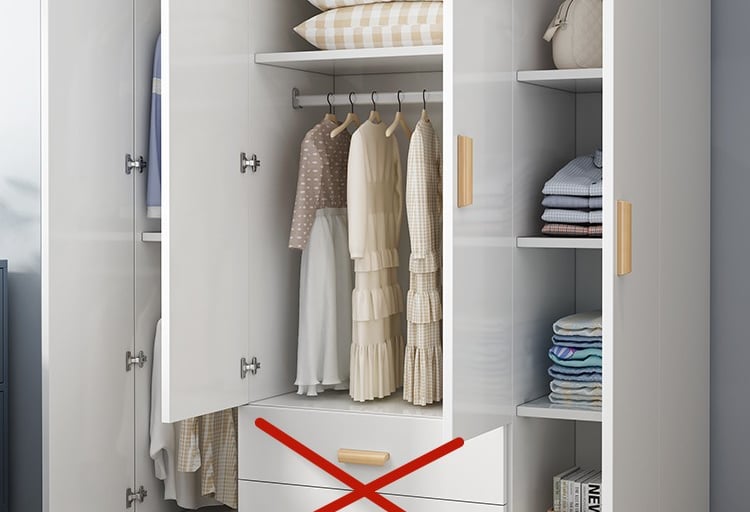 fix drawer of wardrobe