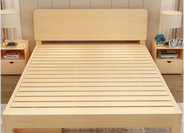 wood bed