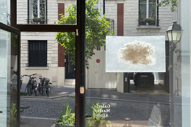Jule Heinzelmann Nuage diplôme ENSBA Beaux-Arts Paris galerie Maxime Allain